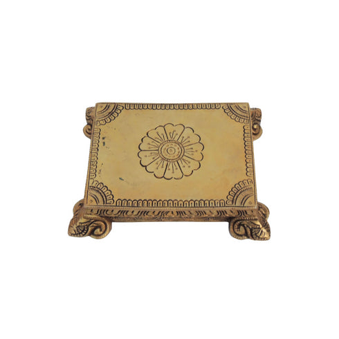 Brass Chowki For God Idol 2Kg